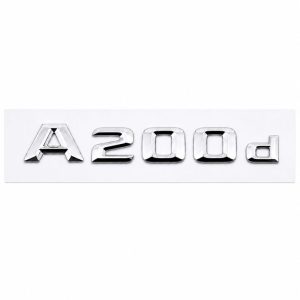 Logo A200d plateado para maletero de Mercedes Benz W176