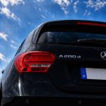 Logo A200d plateado para maletero de Mercedes Benz W176