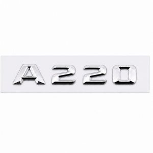 Logo A220 plateado para maletero de Mercedes Benz W176
