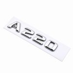 Logo A220 plateado para maletero de Mercedes Benz W176