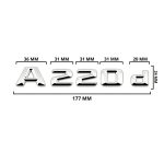 Logo A220d plateado para maletero de Mercedes Benz W176