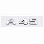 Logo A45 plateado para maletero de Mercedes Benz W176