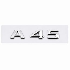 Logo A45 plateado para maletero de Mercedes Benz W176