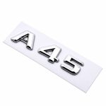 Logo A45 plateado para maletero de Mercedes Benz W176