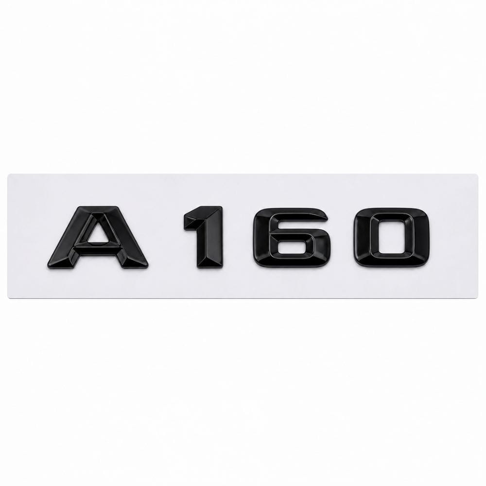 Logo A160 negro para maletero de Mercedes Benz W176