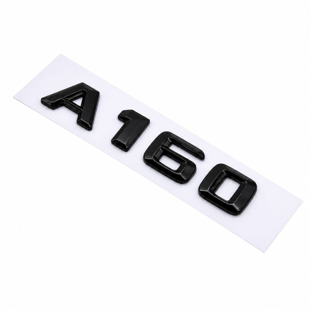 Logo A160 negro para maletero de Mercedes Benz W176