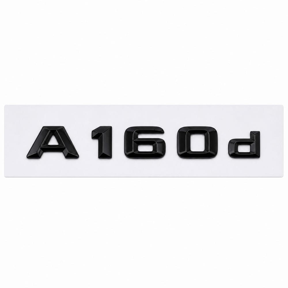 Logo A160d negro para maletero de Mercedes Benz W176