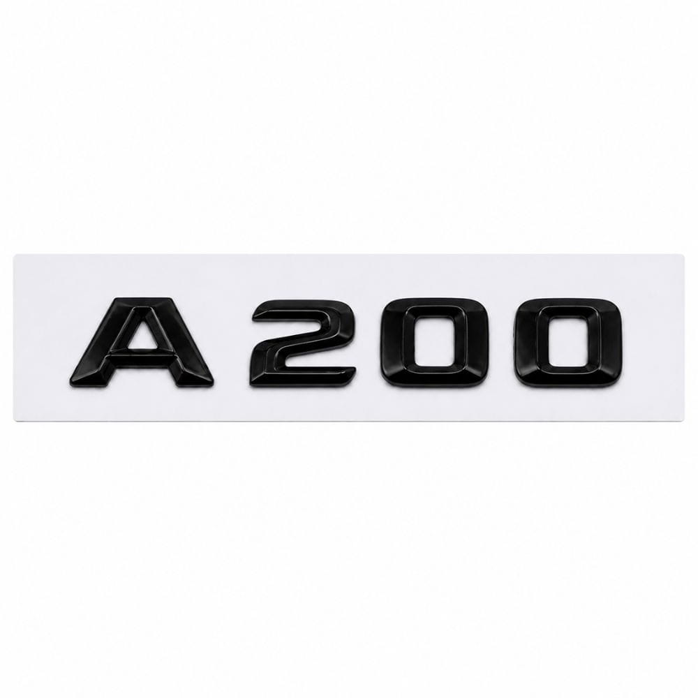 Logo A200 negro para maletero de Mercedes Benz W176