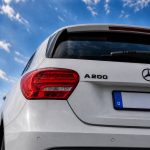 Logo A200 negro para maletero de Mercedes Benz W176