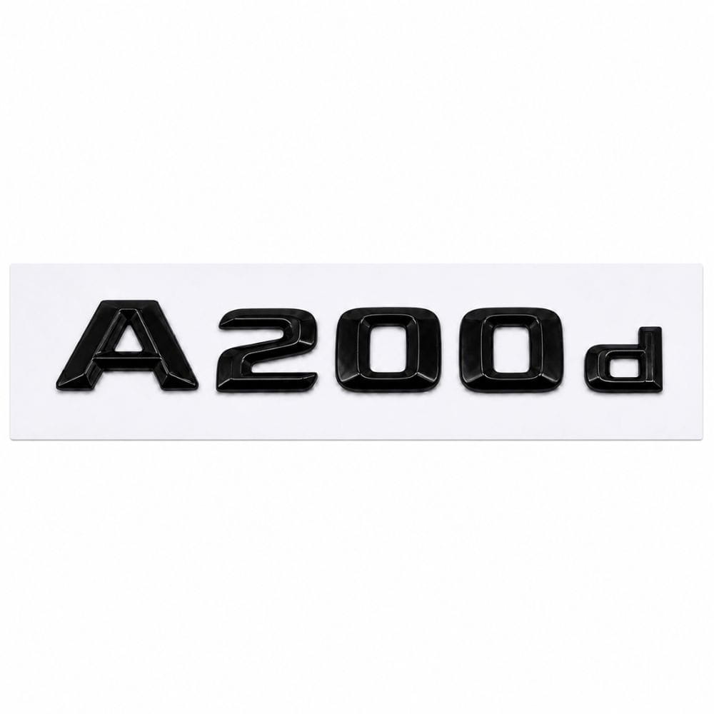 Logo A200d negro para maletero de Mercedes Benz W176