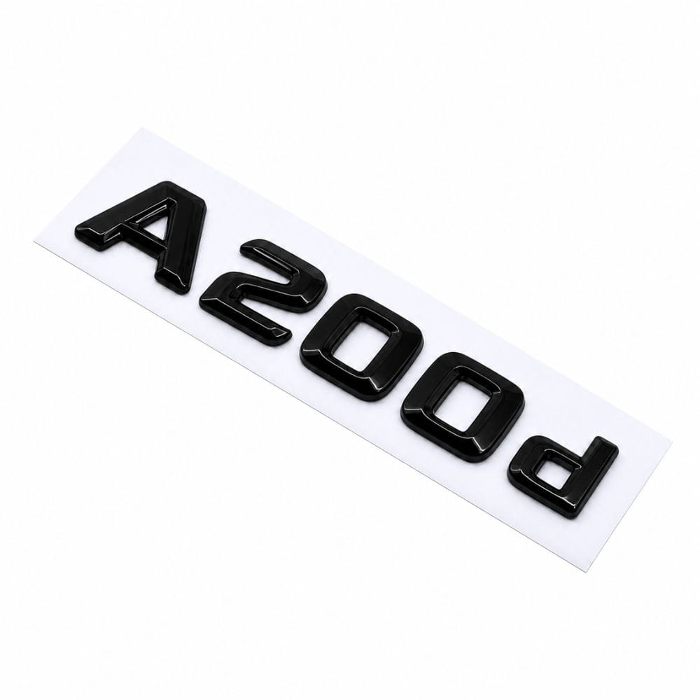 Logo A200d negro para maletero de Mercedes Benz W176