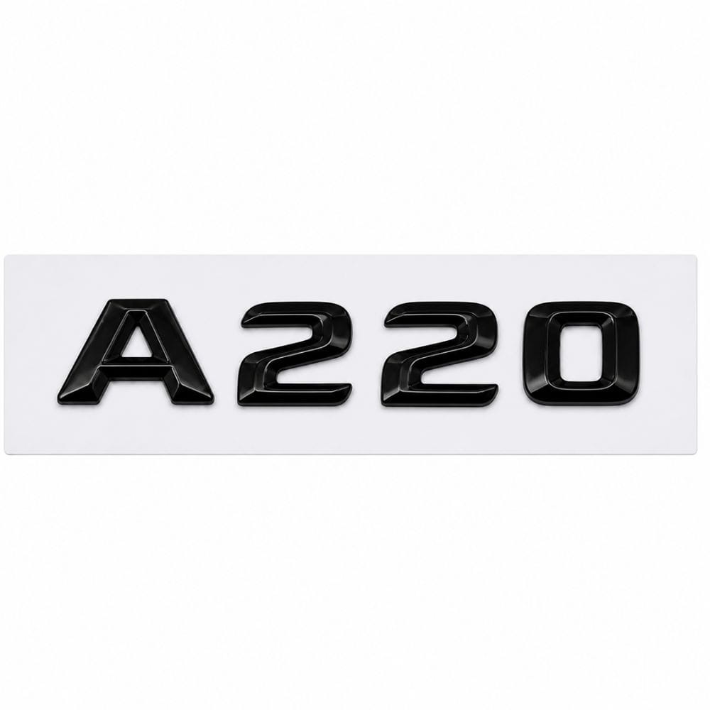 Logo A220 negro para maletero de Mercedes Benz W176