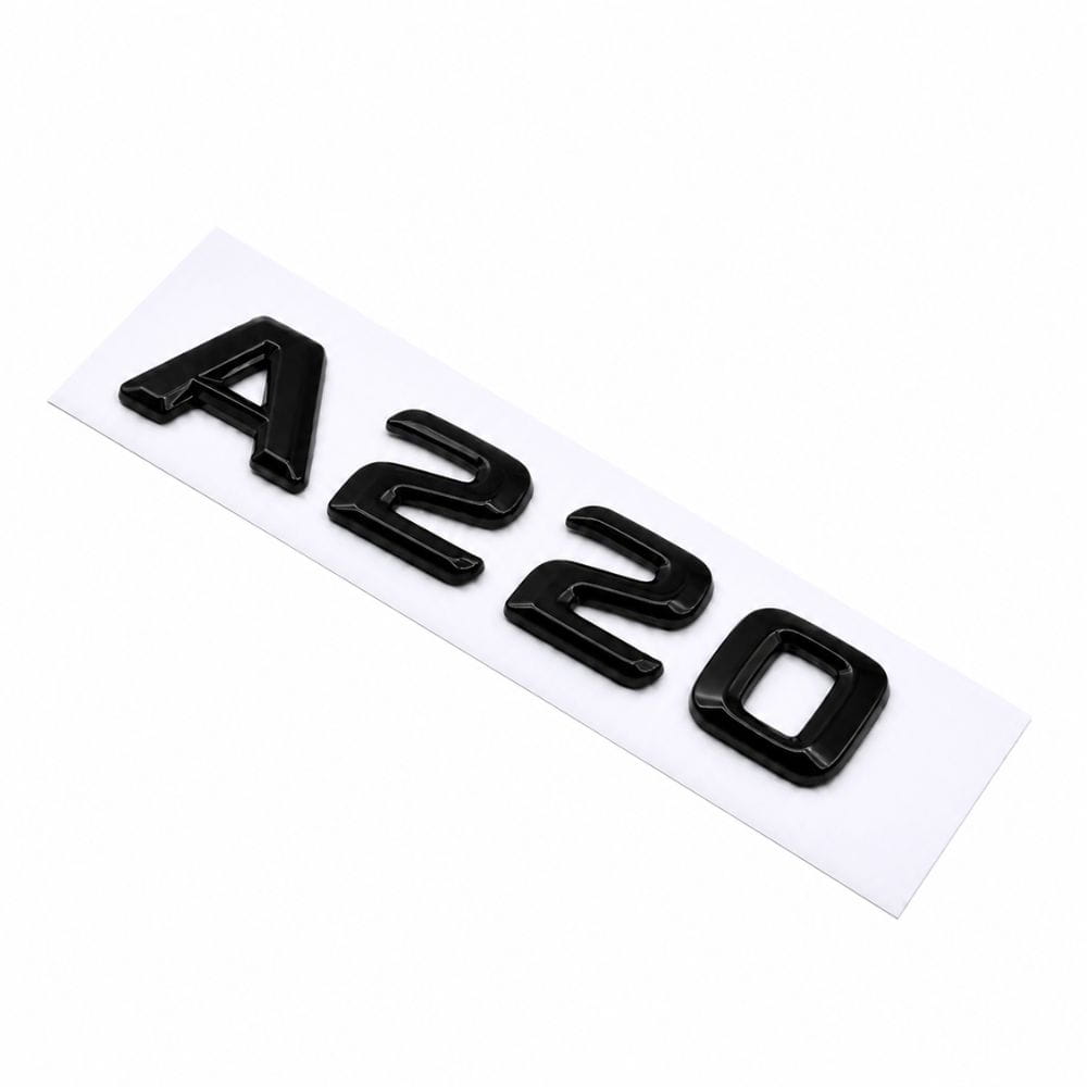 Logo A220 negro para maletero de Mercedes Benz W176