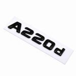 Logo A220d negro para maletero de Mercedes Benz W176
