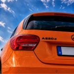 Logo A220d negro para maletero de Mercedes Benz W176
