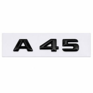 Logo A45 negro para maletero de Mercedes Benz W176