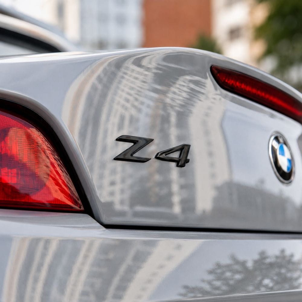 Emblema Z4 negro para maletero de BMW Z4