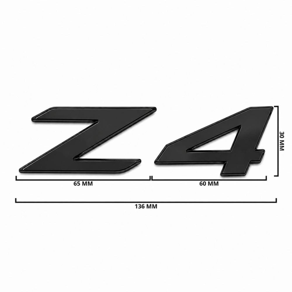 Emblema Z4 negro para maletero de BMW Z4