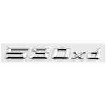 Insignia 530xd plateada para portón trasero de BMW E60 y E61