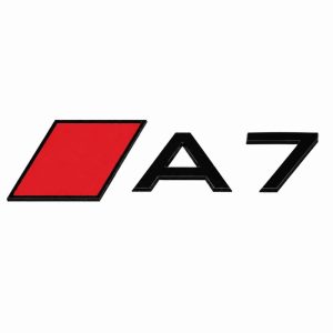 Logo A7 C7 C8 para portón trasero de Audi A7