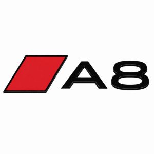 Logo A8 D2, D3, D4, D5 para portón trasero de Audi A8
