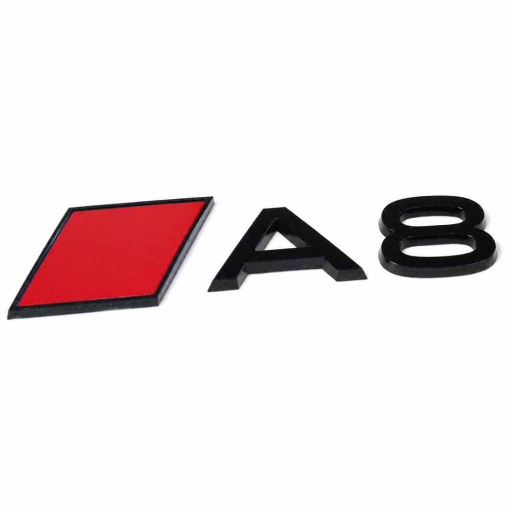 Logo A8 D2, D3, D4, D5 para portón trasero de Audi A8