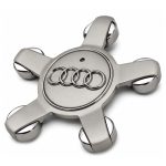 Emblema Audi 135 mm tipo estrella beige para llantas originales