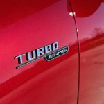 Emblema TURBO AMG para aletas laterales cromado con AMG cromado