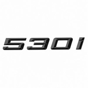 Emblema 530i negro para portón trasero de BMW Serie 5 G30 y G31 adhesivo