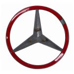 Emblema Mercedes Benz negro brillo de 90 mm para maletero de Mercedes GT C190 AMG