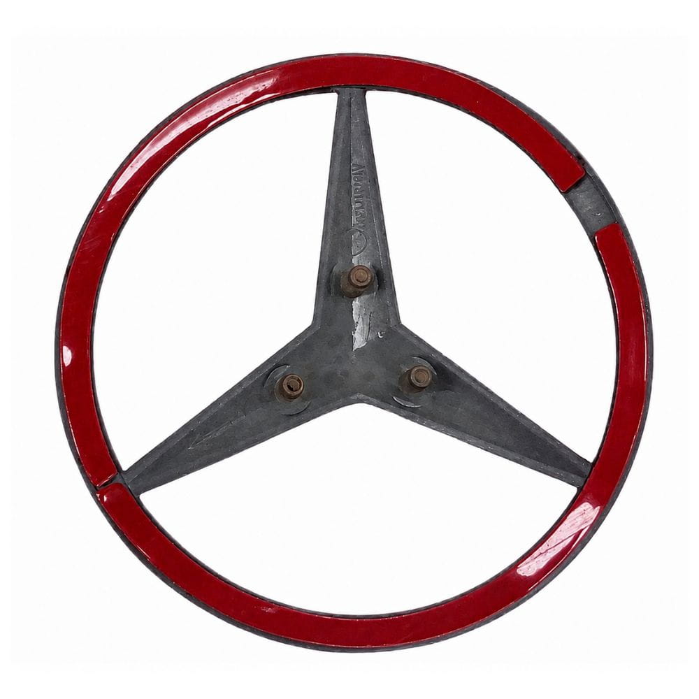 Emblema Mercedes Benz negro brillo de 90 mm para maletero de Mercedes GT C190 AMG