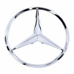 Emblema Mercedes Benz cromado de 90 mm para maletero de Mercedes GT 4 PUERTA COUPÉ X290 AMG