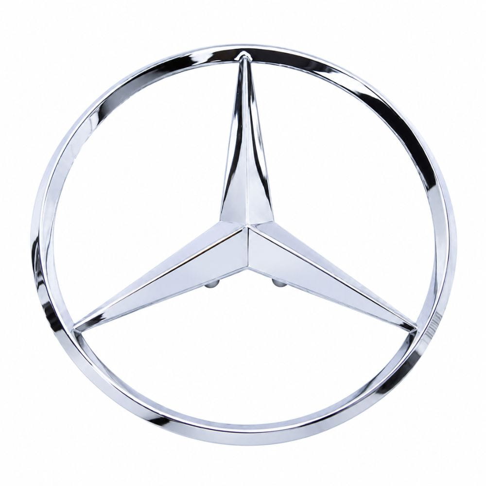 Emblema Mercedes Benz cromado de 90 mm para maletero de Mercedes GT 4 PUERTA COUPÉ X290 AMG