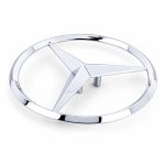 Emblema Mercedes Benz cromado de 90 mm para maletero de Mercedes GT 4 PUERTA COUPÉ X290 AMG