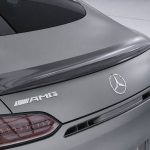 Emblema Mercedes Benz cromado de 90 mm para maletero de Mercedes GT C190 AMG