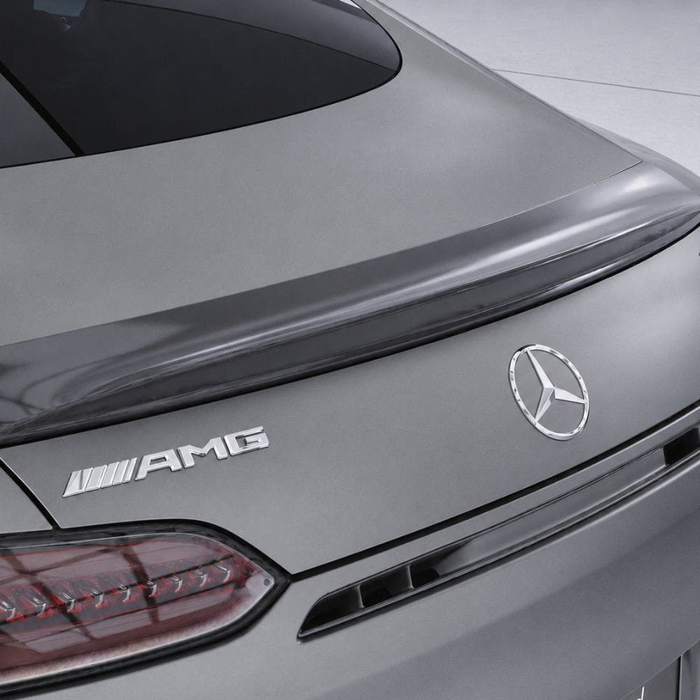 Emblema Mercedes Benz cromado de 90 mm para maletero de Mercedes GT C190 AMG