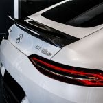 Emblema Mercedes Benz cromado de 90 mm para maletero de Mercedes GT 4 PUERTA COUPÉ X290 AMG