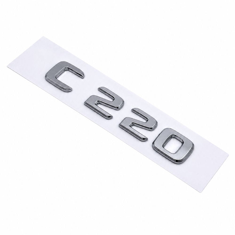 Emblema C220 color cromado para la parte trasera de Mercedes Benz Clase C C220