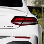 Emblema C220 color cromado para la parte trasera de Mercedes Benz Clase C C220