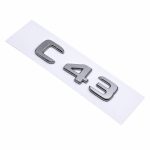 Emblema C43 color cromado para la parte trasera de Mercedes Benz Clase C C43 AMG