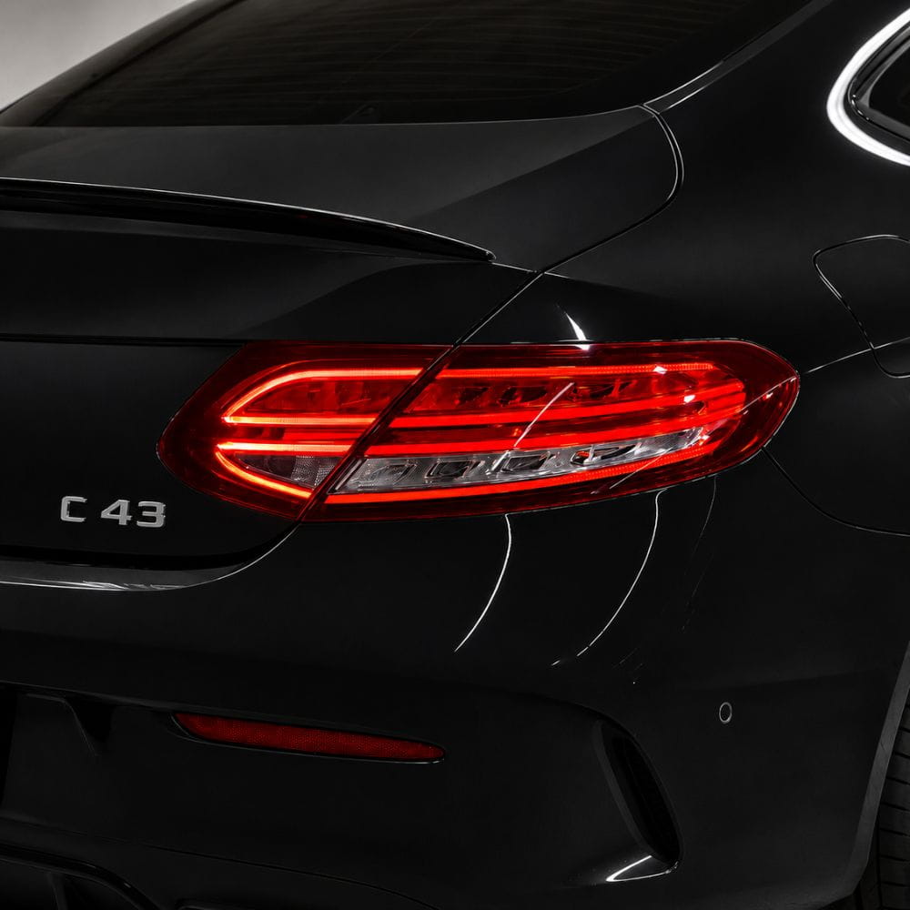 Emblema C43 color cromado para la parte trasera de Mercedes Benz Clase C C43 AMG