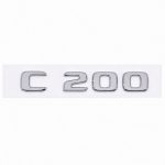 Emblema C200 color cromado para la parte trasera de Mercedes Benz Clase C C200