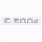Emblema C200d color cromado para la parte trasera de Mercedes Benz Clase C C200d