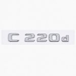 Emblema C220d color cromado para la parte trasera de Mercedes Benz Clase C C220d