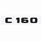 Emblema C160 color negro brillo para la parte trasera de Mercedes Benz Clase C C160