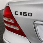 Emblema C160 color negro brillo para la parte trasera de Mercedes Benz Clase C C160