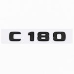Emblema C180 color negro brillo para la parte trasera de Mercedes Benz Clase C C160