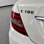 Emblema C180 color negro brillo para la parte trasera de Mercedes Benz Clase C C160