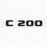 Emblema C200 color negro para la parte trasera de Mercedes Benz Clase C C200