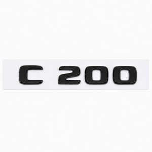 Emblema C200 color negro para la parte trasera de Mercedes Benz Clase C C200